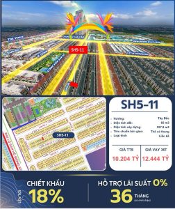 LIỀN KỀ SAN HÔ SH5-11 VIMHOMES OCEAN PARK 2 THE EMPIRE