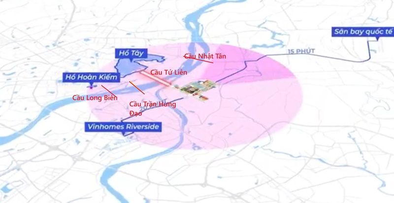 Vị trí khu đô thị Vinhomes Cổ Loa Đông Anh Global Gate