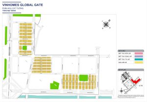 Mặt bằng Phân Khu CÁT TƯỜNG Khu đô thị Vinhomes Cổ Loa Global Gate Đông Anh