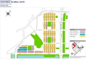 Mặt bằng Phân Khu Tinh Hoa Khu đô thị Vinhomes Cổ Loa Global Gate Đông Anh