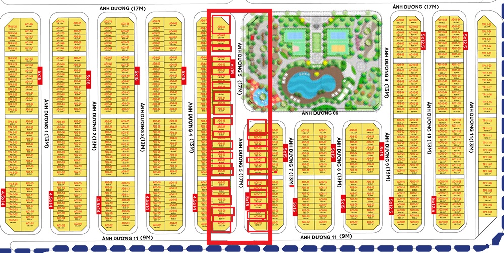 Bán liền kề Ánh Dương 5 mặt vườn Hoa Vinhomes Global Gate Cổ Loa Đông Anh