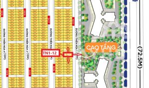 Bán liền kề TN1-12 dãy Thiên Nga 1 mặt chung cư phân khu Tinh Hoa Global Gate Cổ Loa Đông Anh