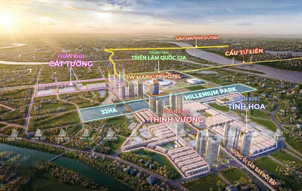 Chủ đầu tư Vinhomes Khu đô thị Vinhomes Global Gate Cổ Loa Đông Anh: Tập đoàn Vingroup và công ty CP trung tâm hội chợ triển lãm Việt Nam