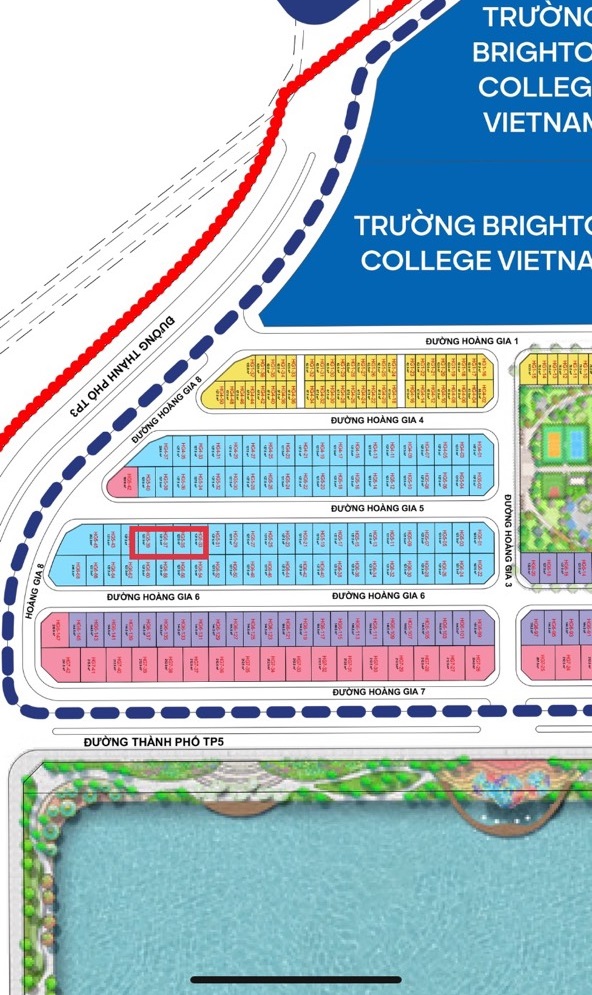 Giá bán biệt thự Tứ Lập 127.5m2 Hoàng Gia 5 Vinhomes Global Gate Cổ Loa Đông Anh; mặt tiền 8.5m, hướng Tây Bắc, giá bán 37 tỷ