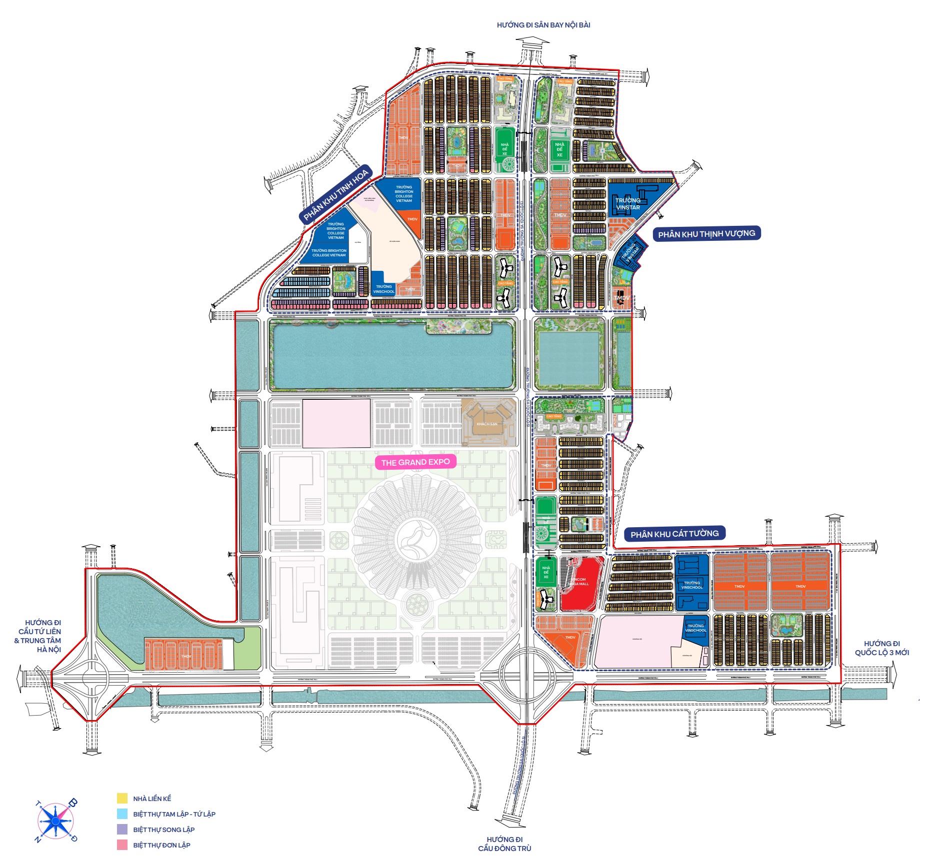 Mặt bằng Vinhomes Global Gate Vinhomes Cổ Loa Đông Anh