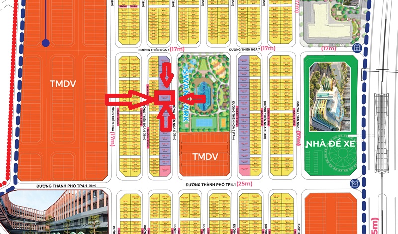 Bán biệt thự song lập Thiên Nga 5 mặt công viên Swan Park Tinh Hoa Vinhomes Global Gate Cổ Loa. Diện tích 136m2 giá bán gốc 55 tỷ