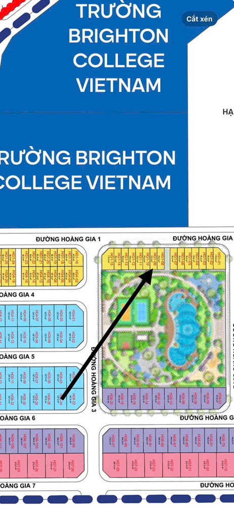 Bán liền kề Hoàng Gia 1 căn 09 mặt công viên hướng Đông Nam 75m2 Phân khu Tinh Hoa Vinhomes Global Gate Cổ Loa giá bán full 31.696 tỷ