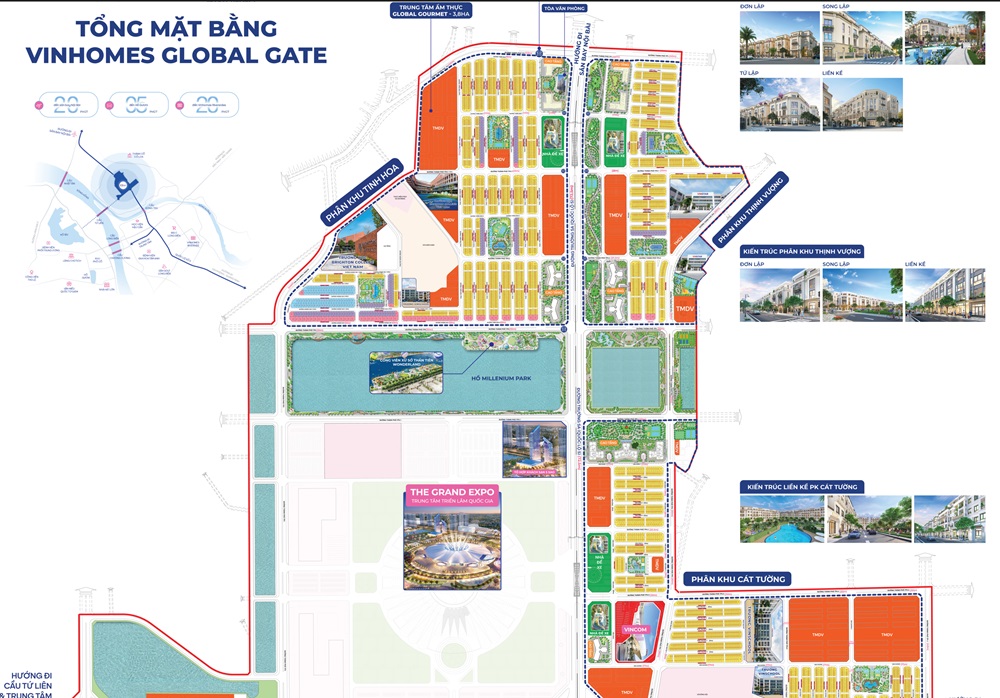 Giá bán Liền kề Vinhomes Cổ Loa Global Gate Đông Anh Hà Nội