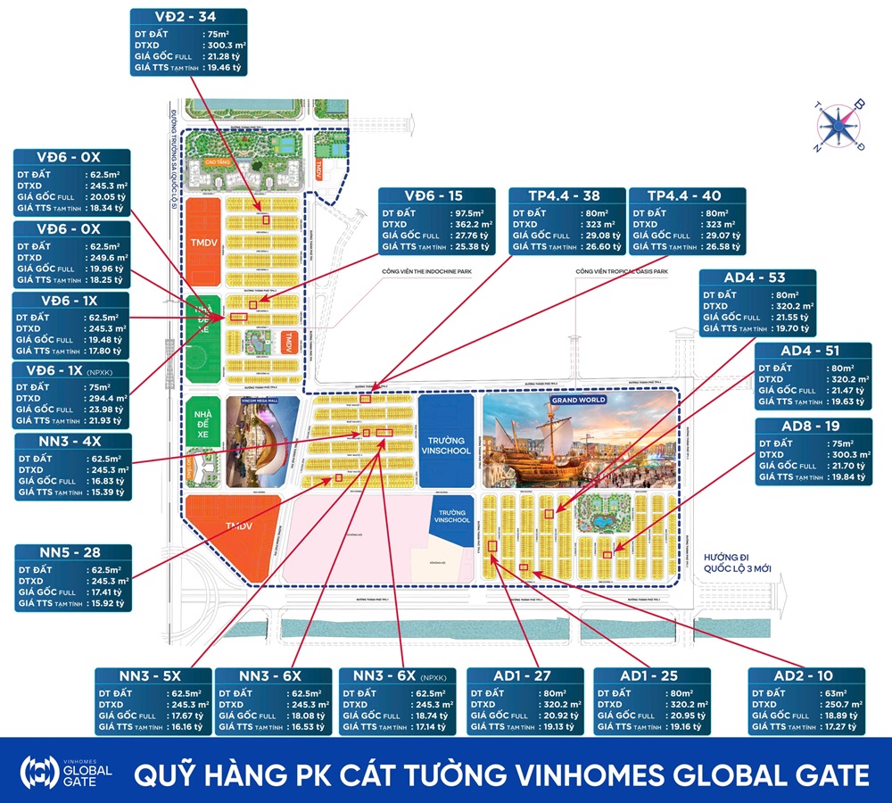 Liền kề Vinhomes Cổ Loa Global Gate Đông Anh