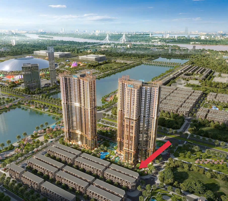 Vị trí shophouse Thời Đại 32 Vinhomes Global Gate