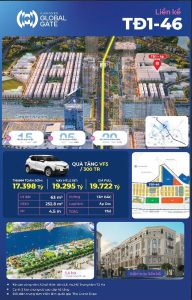Bán liền kề TĐ1 căn 16 Vinhomes Đông Anh Global Gate