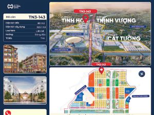 Bán liền kề Thiên Nga 3 căn 143 Vinhomes Đông Anh Global Gate