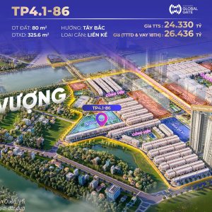 Liền kề TP4.1-86 Vinhomes Global Gate Cổ Loa