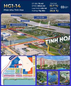 Bán liền kề HG1-14 Hoàng Gia - Tinh Hoa Vinhomes Đông Anh Global Gate