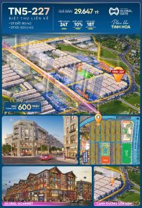 Bán liền kề TN5-227 Thiên Nga 80m2 Vinhomes Đông Anh Global Gate