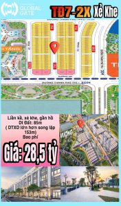 Bán liền kề Thời Đại 7 căn 26m2 DT 85m2 Vinhomes Global Gate Cổ Loa