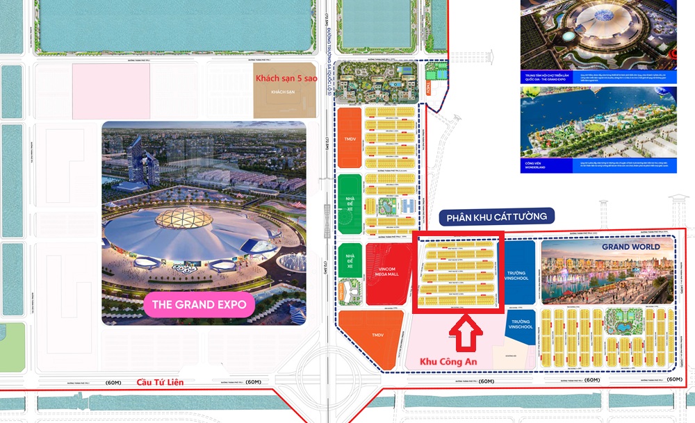 Giới thiệu liền kề Nhật Nguyệt nằm trong phân khu Cát Tường Vinhomes Global Gate Cổ Loa Đông Anh có diện tích từ 62.5m2, 80m2, 100m2...