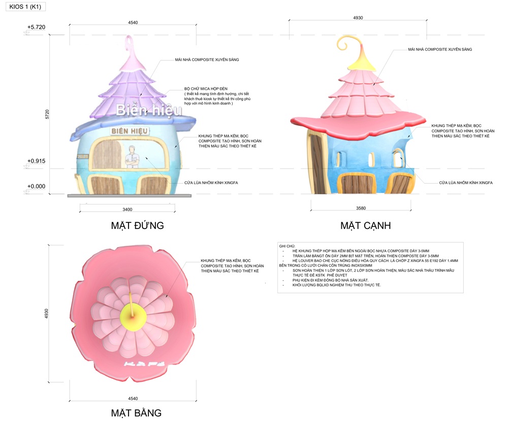 Cho thuê Kiot Nấm Vinhomes Global Gate Cổ Loa