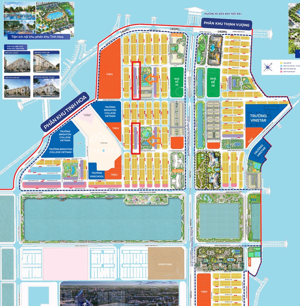 Giá bán biệt thự song lập Thiên Nga 5 tại Vinhomes Global Gate Cổ Loa