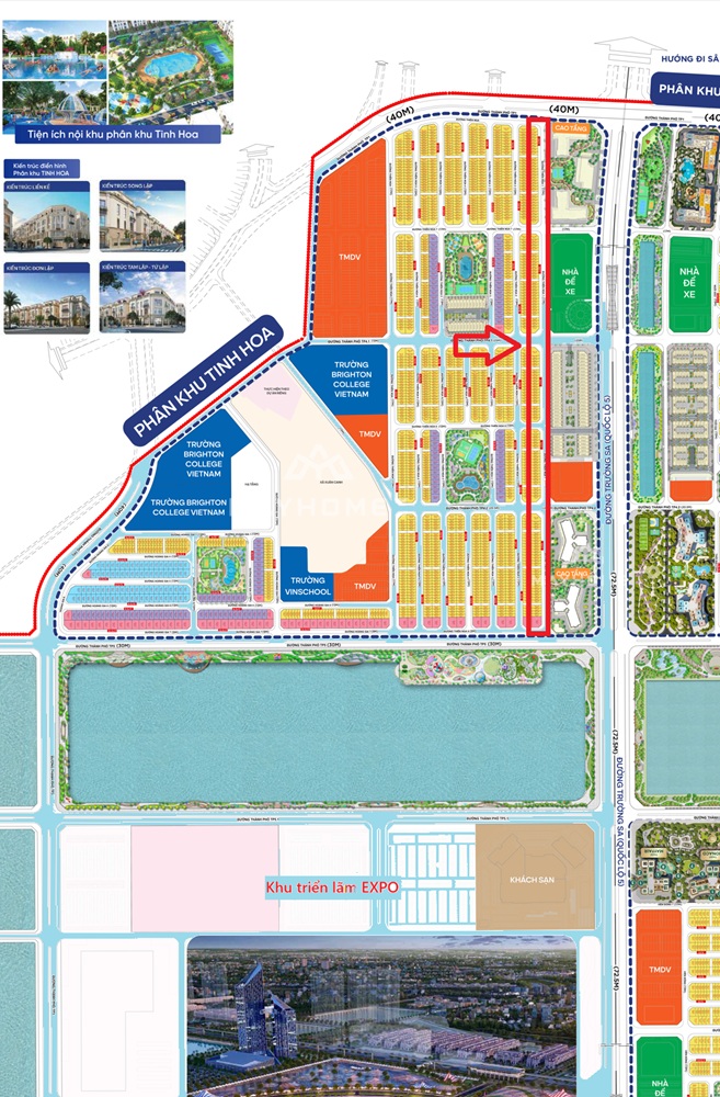 Liền kề Thiên Nga 1 PK Tinh Hoa Vinhomes Global Gate Cổ Loa Đông Anh