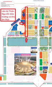 Liền kề Thiên Nga đối diện khu ẩm thực và Trường học Vinhomes Global Gate Cổ Loa