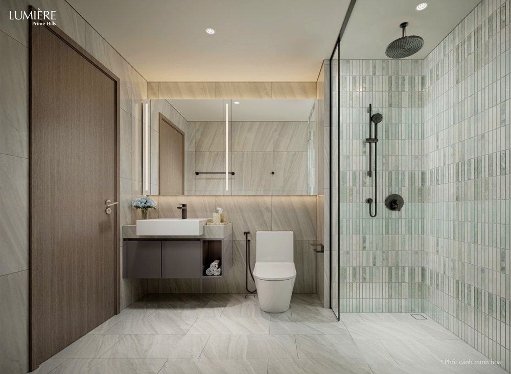 Phòng vệ sinh Tòa Skyline Tower - Lumière Prime Hills Vinhomes Global Gate