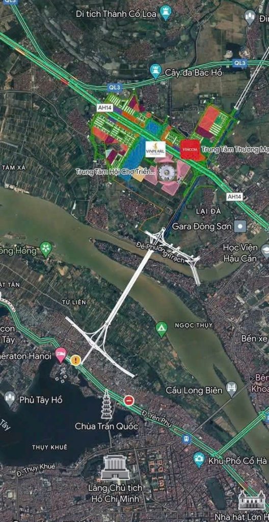 Vị trí Vinhomes Global Gate Đông Anh