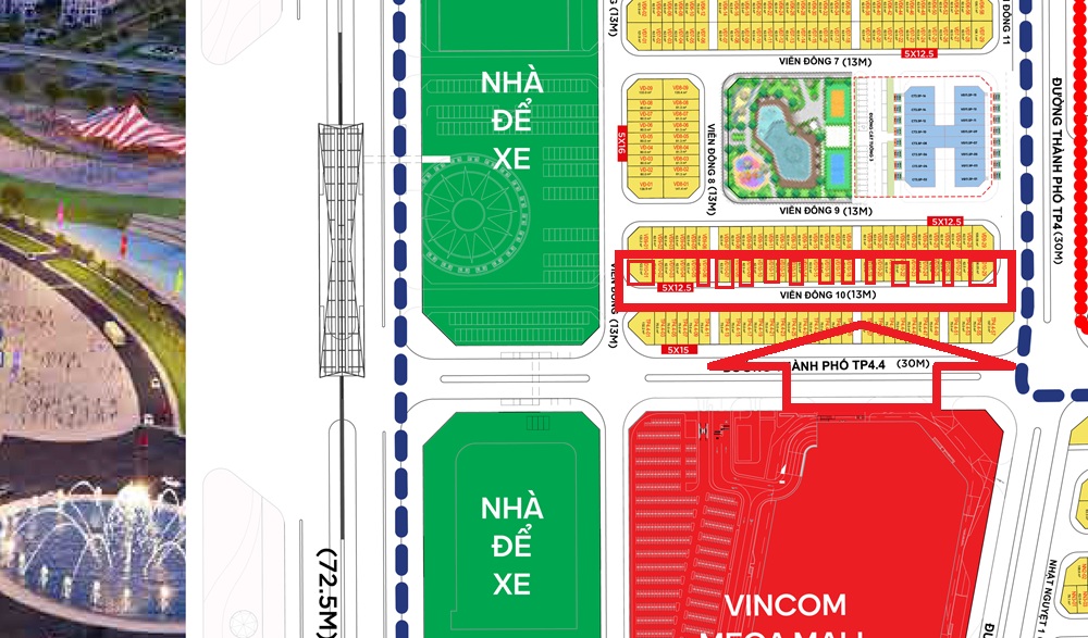 Bán liền kề Viễn Đông 10 Vinhomes Global Gate Cổ Loa Đông Anh