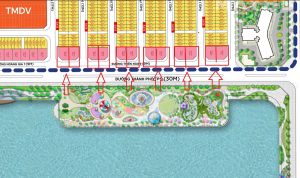 Biệt thự Thiên Nga 9 mặt hồ hướng Đông Nam Vinhomes Global Gate