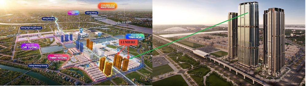 Chung cư Lumière Prime Hills Masterise Global Gate Cổ Loa