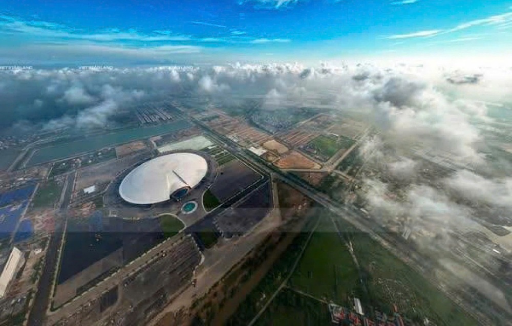 Công viên Nỏ Thần ở Trung Tâm Triển Lãm Quốc Gia Expo tại Vinhomes Global Gate Cổ Loa, Đông Anh.