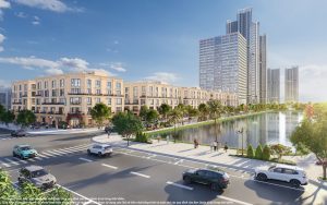 Liền kề mặt chung cư (shophouse) tại Vinhomes Global Gate Cổ Loa Đông Anh 