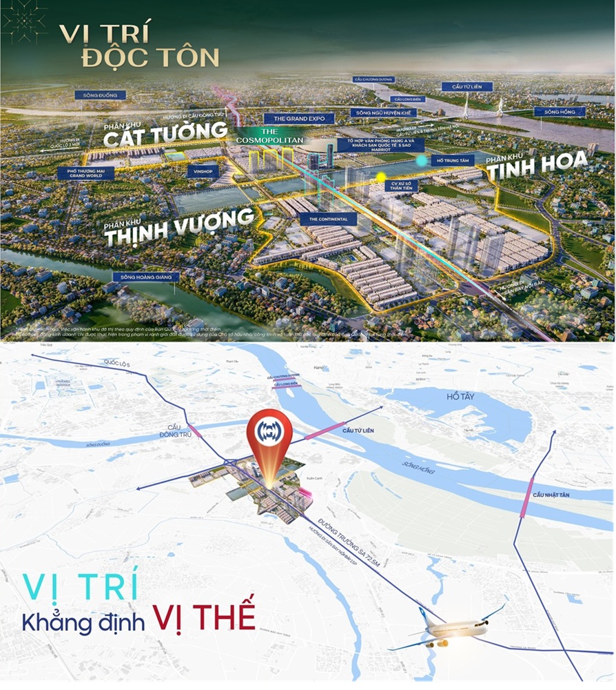 Phí dịch vụ đối với liền kề biệt thự tại Vinhomes Global Gate Cổ Loa