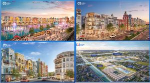Phố Hàng Grand Bazaar (36 Phố Phường) tại Vinhomes Global Gate Cổ Loa Đông Anh