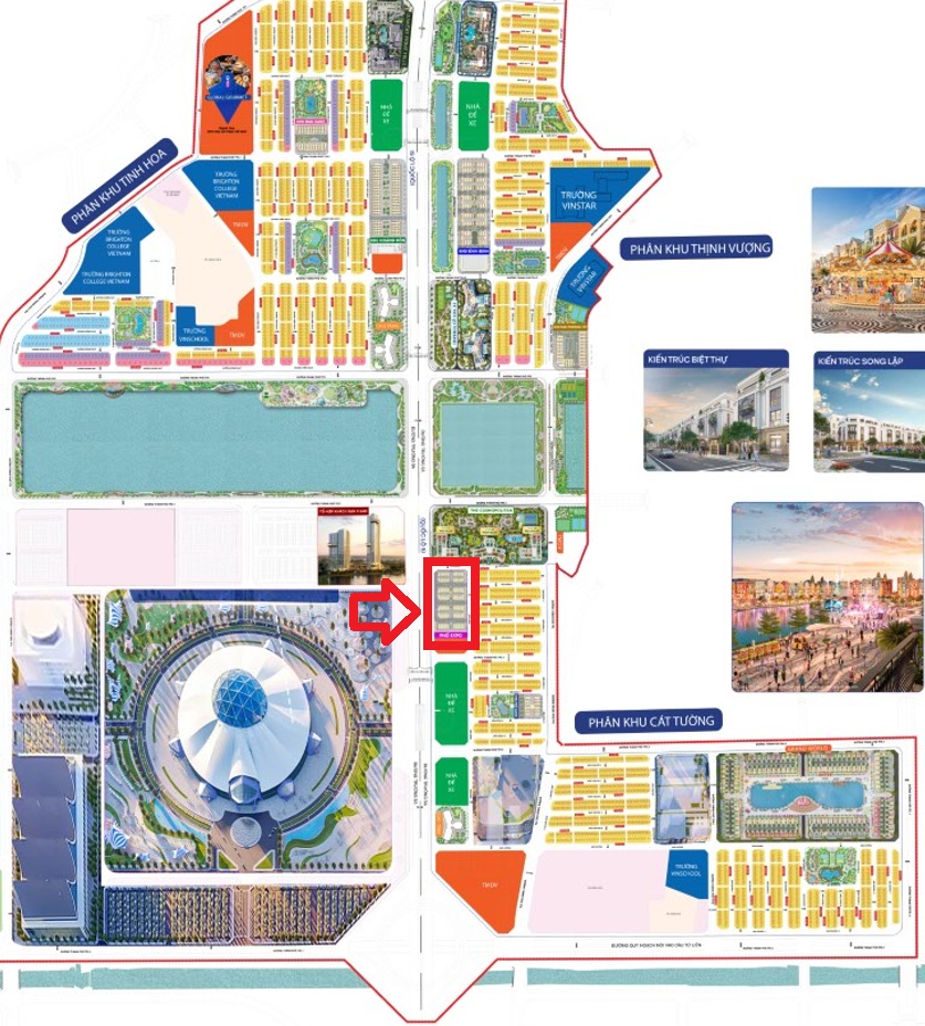 Shophouse Phố Expo – hay còn gọi là The Expo Boutique thuộc dòng Boutique Gate tại dự án Vinhomes Global Gate