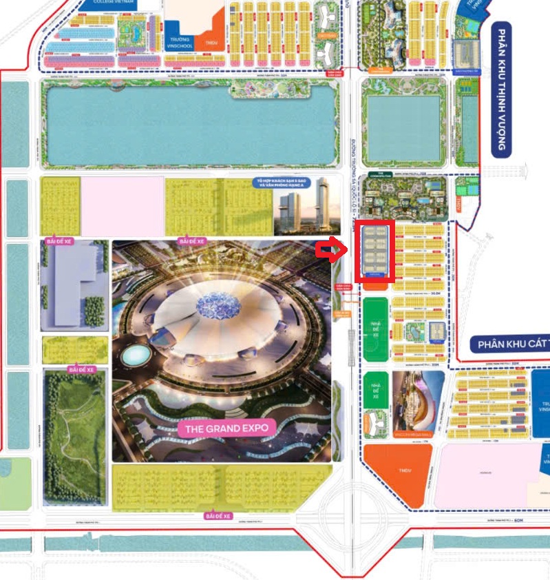 Shophouse The Expo Boutique (Phố Expo) Vinhomes Global Gate Cổ Loa