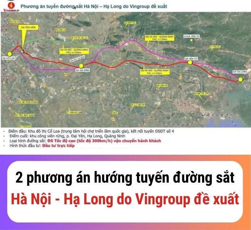 Tuyến đường sắt cao tốc Hà Nội - Quảng Ninh