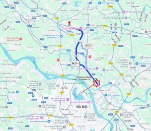 Vinhomes Global Gate các sân bay nội bài bao nhiêu km