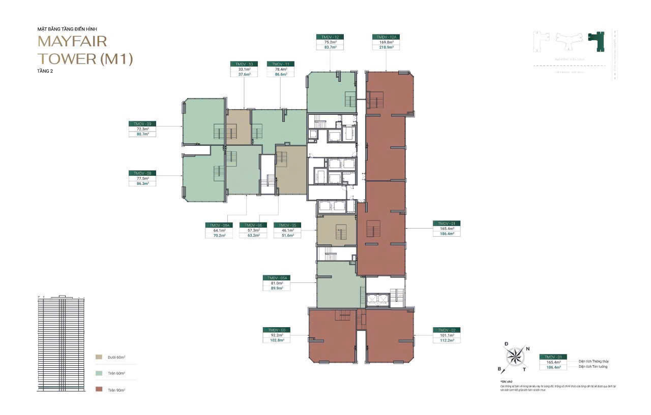 Bán shop chân đế tầng 2 M1 tòa Mayfair chung cư Cosmopolitan Mik Cổ Loa Vinhomes Global Gate