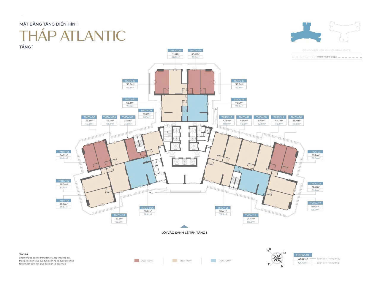 Bán và cho thuê shophouse chân đế Atlantic Y4 chung cư Imperia Signature – The Continental