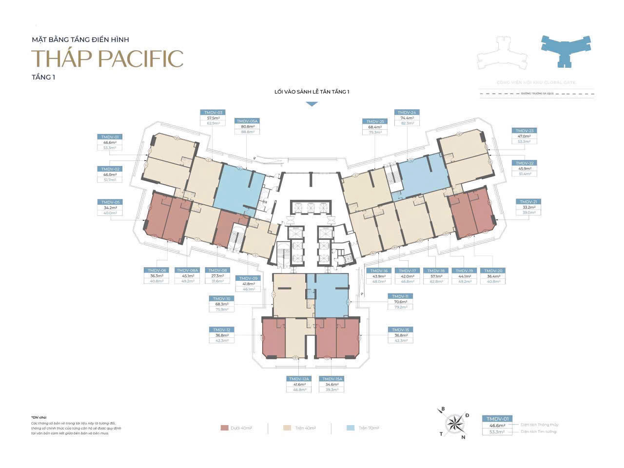 Bán và cho thuê shophouse chân đế Pacific Y5 chung cư Imperia Signature – The Continental