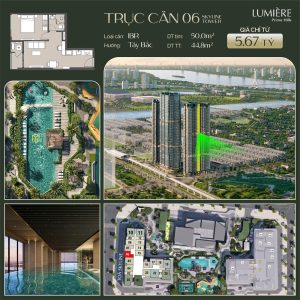 Căn hộ 1 phòng ngủ (1PN) Vinhomes Global Gate Đông Anh