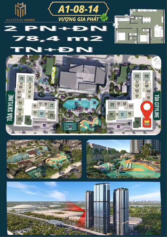 Căn hộ 2PN Vinhomes Global Gate (Vinhomes Cổ Loa)