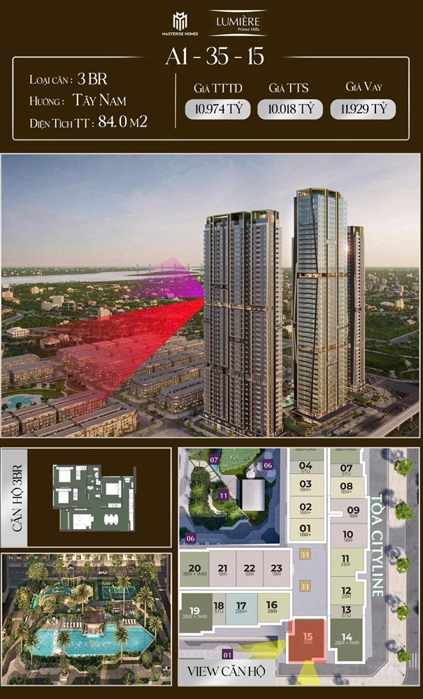 Căn hộ 3 phòng ngủ (3PN) Vinhomes Global Gate – Cổ Loa Đông Anh giá tốt