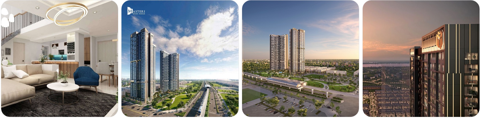 Căn hộ Penthouse Masteri Grand Avenue (Masterise Collection) Vinhomes Global Gate Cổ Loa Đông Anh giá rẻ