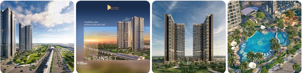 Căn hộ Penthouse The Sunset S2 Masteri Grand Avenue Vinhomes Global Gate Đông Anh giá rẻ