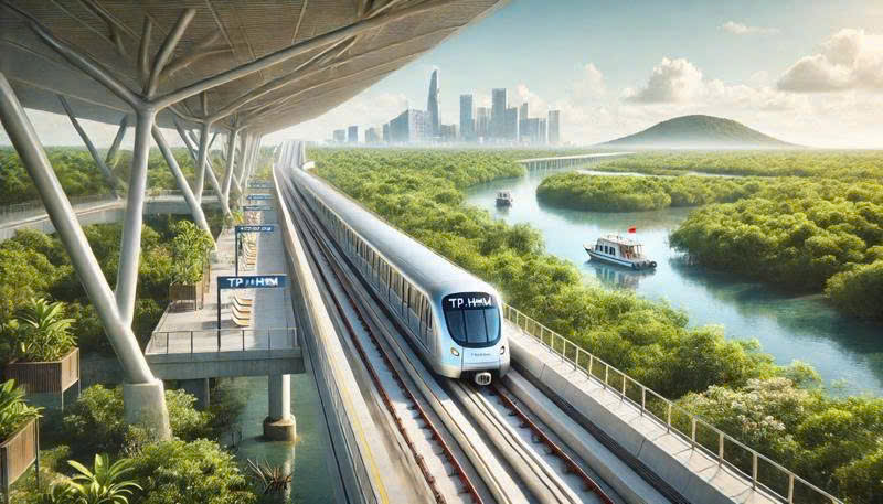 Ga Metro dự án biệt thự liền kề, căn hộ chung cư Vinhomes Cần Giờ Vinhomes Green Paradise