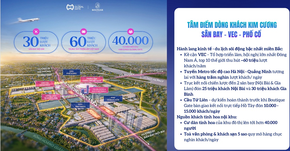 Mặt bằng Vinhomes Global Gate; Tinh Hoa, Thịnh Vượng, Cát Tường