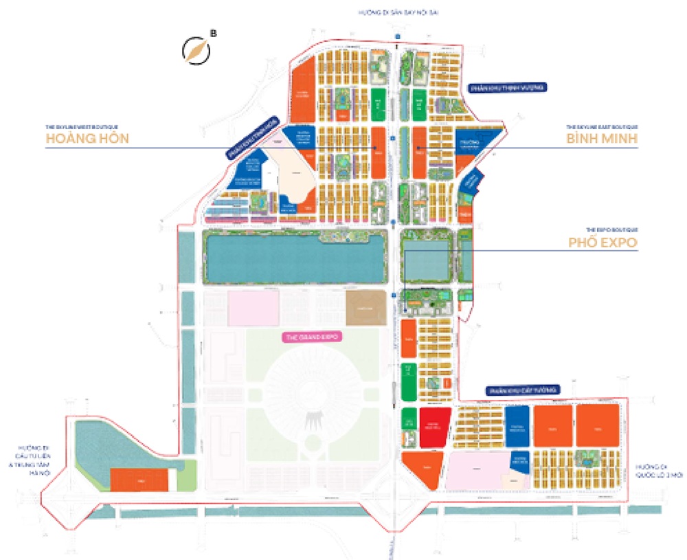 Shop Thương mại dịch vụ (TMDV) tại 3 phân khu; Tinh Hoa – Hoàng Hôn – Cát Tường Vinhomes Global Gate
