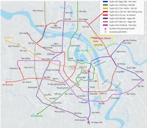 Tuyến Metro số 4 đi qua Vinhomes Cổ Loa , Vinhomes Global Gate Cổ Loa (Đông Anh, Hà Nội)